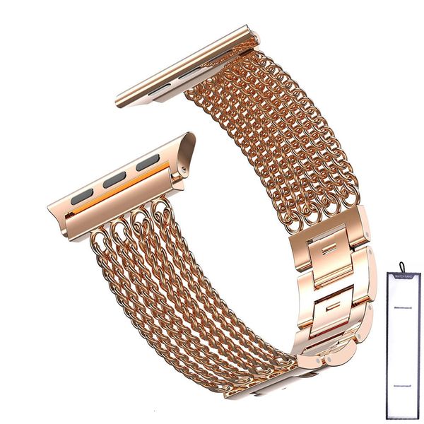 watch bands for apple watch chain band strap steel series 7 6 5 4 3 45mm 40 44mm watchband bracelet for iwatch se 6 3842mm woman loop 41mm 2, Black;brown
watch bands for apple watch chain band strap steel series 7 6 5 4 3 45mm 40 44mm watchband bracelet for iwatch se 6 3842mm woman loop 41mm 2, Black;brown