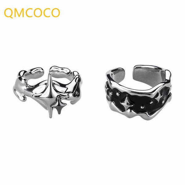 band rings qmcoco silver color stars irregular women punk ring new fashion creative geometric hip hop jewelry party gift p230411
band rings qmcoco silver color stars irregular women punk ring new fashion creative geometric hip hop jewelry party gift p230411