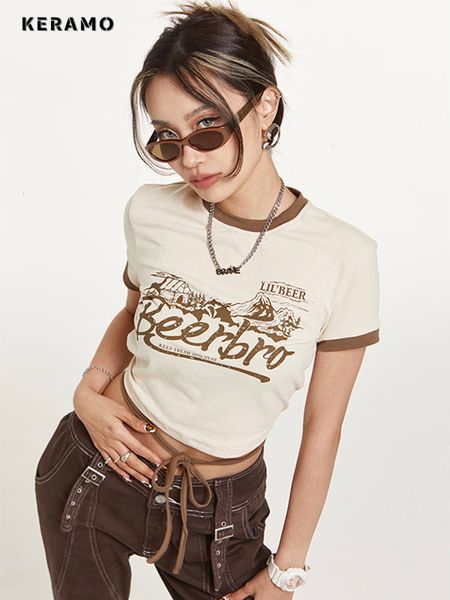 women's tshirt 2023 american retro short sleeve round neck letter print casual tshirts summer women grunge streetwear hiphop hollow out, White
women's tshirt 2023 american retro short sleeve round neck letter print casual tshirts summer women grunge streetwear hiphop hollow out, White