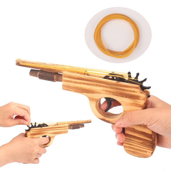 novelty games children's wooden toy gun with rubber string performance cosplay props kids outdoor play shooting toys
novelty games children's wooden toy gun with rubber string performance cosplay props kids outdoor play shooting toys