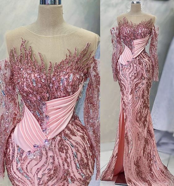 2023 april aso ebi pink mermaid prom dress crystals sequined lace evening formal party second reception birthday engagement gowns dresses ro, Black
2023 april aso ebi pink mermaid prom dress crystals sequined lace evening formal party second reception birthday engagement gowns dresses ro, Black