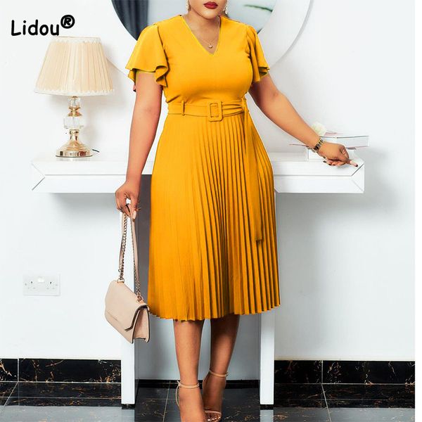 plus size dresses summer clothes for women fashion solid color v neck loose patchwork ruffles short sleeve elegant size midi pleated 230410, Black
plus size dresses summer clothes for women fashion solid color v neck loose patchwork ruffles short sleeve elegant size midi pleated 230410, Black