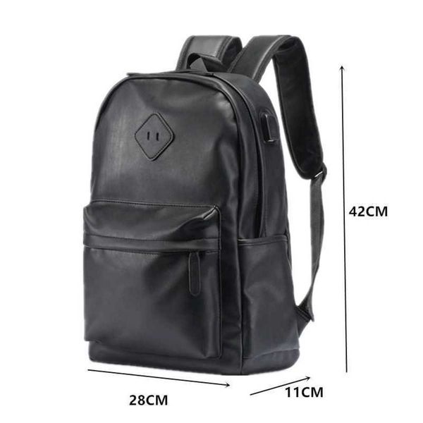 fashion men backpacks with usb entrance anti theft backpack men pu leather lapbackpack male high capacity school back pack 230411
fashion men backpacks with usb entrance anti theft backpack men pu leather lapbackpack male high capacity school back pack 230411