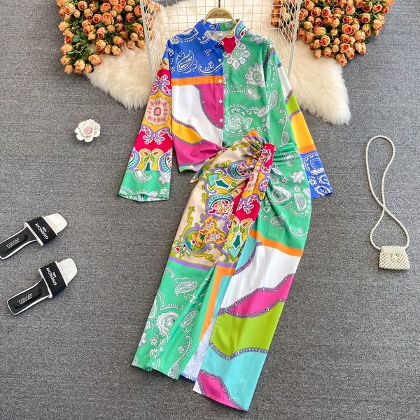 two piece dress summer two piece casual womens long sleeve loose vintage flower two piece mid length waistpack hip skirt elegant set 230410, White
two piece dress summer two piece casual womens long sleeve loose vintage flower two piece mid length waistpack hip skirt elegant set 230410, White