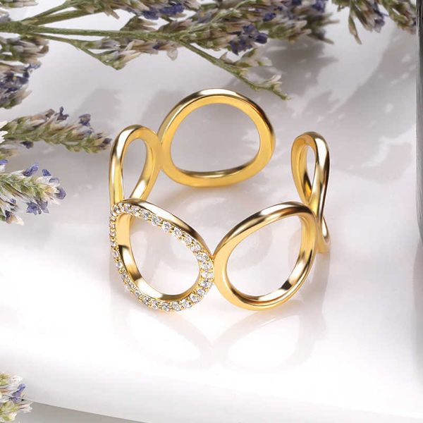 band rings 2022 rings for women geometric round zircon open charm ring punk couple vintage gold color stainless steel wedding jewelry gift p, Silver
band rings 2022 rings for women geometric round zircon open charm ring punk couple vintage gold color stainless steel wedding jewelry gift p, Silver