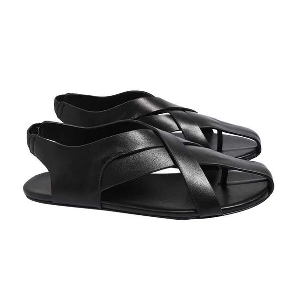 trade therow new cross foreign band hollow out sandals flat bottom genuine leather casual fisherman's shoes woven roman shoes women, Black
trade therow new cross foreign band hollow out sandals flat bottom genuine leather casual fisherman's shoes woven roman shoes women, Black