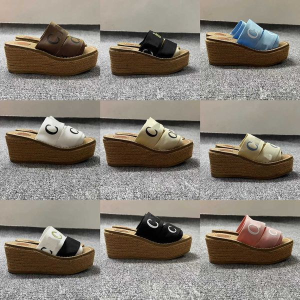 2023 luxury designer high heel slipper branded women woody mules flat slippers lady summer outdoor famous sandal lettering fabric hemp straw, Black
2023 luxury designer high heel slipper branded women woody mules flat slippers lady summer outdoor famous sandal lettering fabric hemp straw, Black
