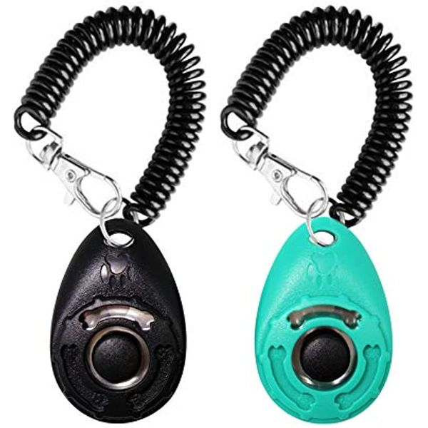 Dog Training Clicker with Wrist Strap Durable Lightweight Easy to Use, Pet Training Clicker for Cats Puppy. Perfect for Behavioral Training 2-Pack
Dog Training Clicker with Wrist Strap Durable Lightweight Easy to Use, Pet Training Clicker for Cats Puppy. Perfect for Behavioral Training 2-Pack