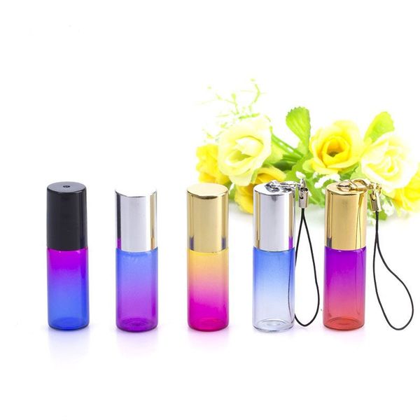 500pcs 5ml gradient color essential oil empty perfume bottle 5cc roller ball thick glass roll on durable for travel
500pcs 5ml gradient color essential oil empty perfume bottle 5cc roller ball thick glass roll on durable for travel