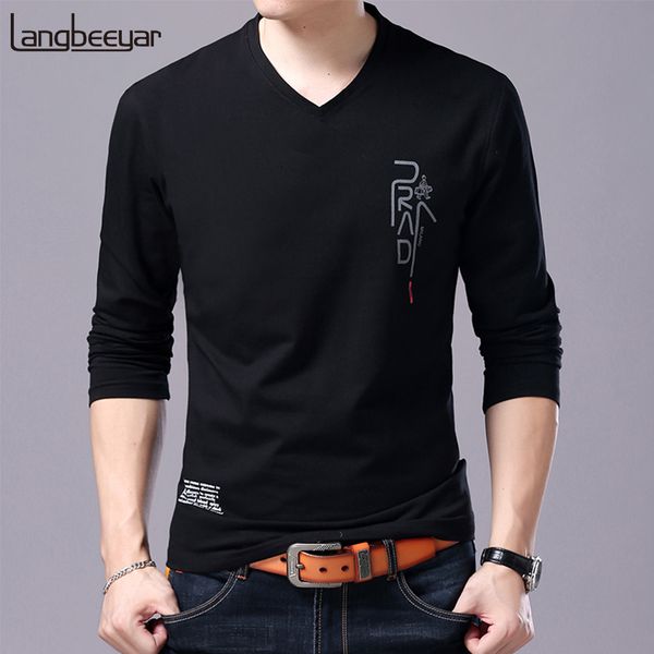 men's tshirts 2023 fashion brand t shirt for korean boyfriend gift trending streetwear v neck print long sleeve tee clothes 230411, White;black
men's tshirts 2023 fashion brand t shirt for korean boyfriend gift trending streetwear v neck print long sleeve tee clothes 230411, White;black