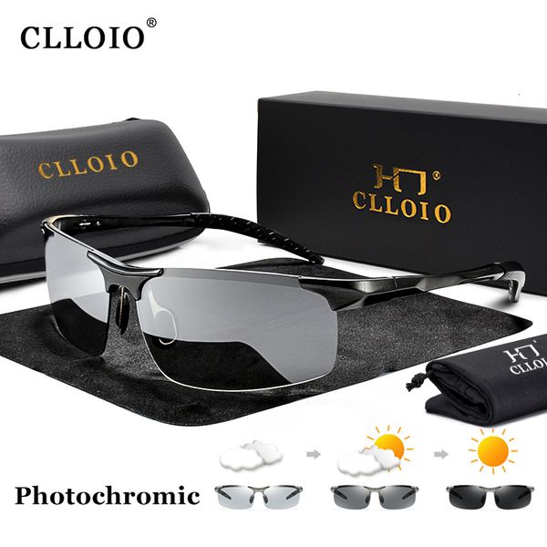 sunglasses clloio aluminum pochromic sunglasses men polarized day night driving chameleon glasses antiglare change color sun glasses uv 2304, White;black
sunglasses clloio aluminum pochromic sunglasses men polarized day night driving chameleon glasses antiglare change color sun glasses uv 2304, White;black