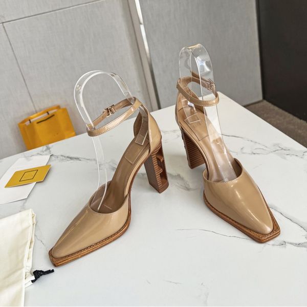 2023 novelty sandals for womens dress shoes designer fashion printed cloth patent leather high heeled shoe f hollow cover heel 12cm rome fam, Black
2023 novelty sandals for womens dress shoes designer fashion printed cloth patent leather high heeled shoe f hollow cover heel 12cm rome fam, Black