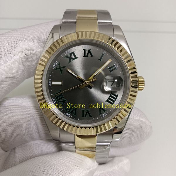 35 style real p automatic watches mens 41mm 18k yellow gold roman dial two tone steel bracelet folding clasp wristwatches men's watch, Slivery;golden
35 style real p automatic watches mens 41mm 18k yellow gold roman dial two tone steel bracelet folding clasp wristwatches men's watch, Slivery;golden