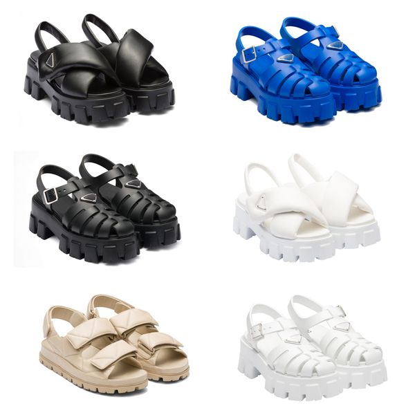 summer sandals designer woman sandals monolith rubber sandal slippers luxury summer buckle strap patent leather slides classics wide solid p, Black
summer sandals designer woman sandals monolith rubber sandal slippers luxury summer buckle strap patent leather slides classics wide solid p, Black