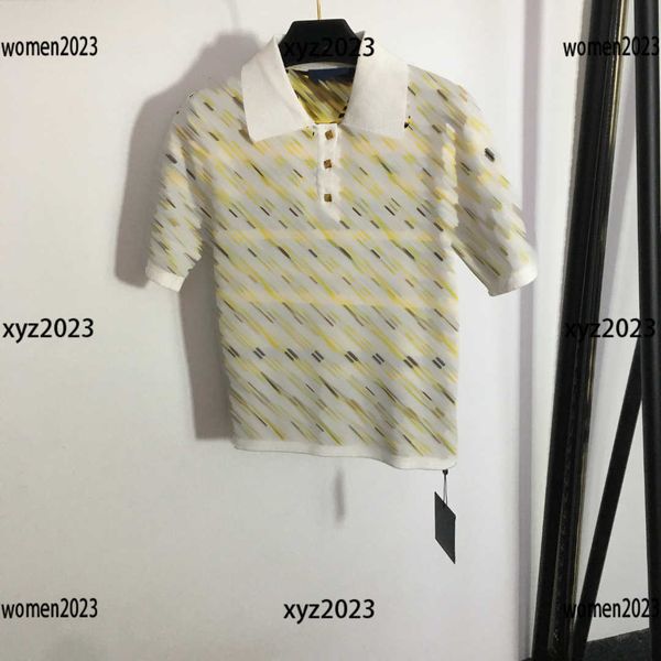 luxury lapel tees womens designer clothes jacquard letter knit t-shirt size 36-40 new arrival letter printed polo, White
luxury lapel tees womens designer clothes jacquard letter knit t-shirt size 36-40 new arrival letter printed polo, White