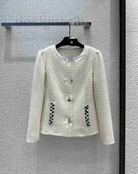women's jackets designer bubble shoulder coat spring 2023 new acetic neck panel pocket contrast beaded design round c45k, Black;brown
women's jackets designer bubble shoulder coat spring 2023 new acetic neck panel pocket contrast beaded design round c45k, Black;brown