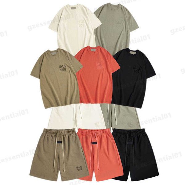 track suit flocked letters logo loose cotton round neck short sleeve tshirts women tracksuits streetwear summer fashion designer shorts coup, Gray
track suit flocked letters logo loose cotton round neck short sleeve tshirts women tracksuits streetwear summer fashion designer shorts coup, Gray