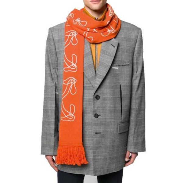 20ss brand fashionable hip hop trend off scarf white jacquard arrow men's and women's winter knitting versatile scarf 23207v, Blue;gray
20ss brand fashionable hip hop trend off scarf white jacquard arrow men's and women's winter knitting versatile scarf 23207v, Blue;gray