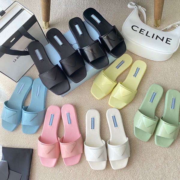2023 designer triangle p slippers genuine leather slippers, muller shoes, flat bottomed flat sandals, high heeled women's, Black
2023 designer triangle p slippers genuine leather slippers, muller shoes, flat bottomed flat sandals, high heeled women's, Black