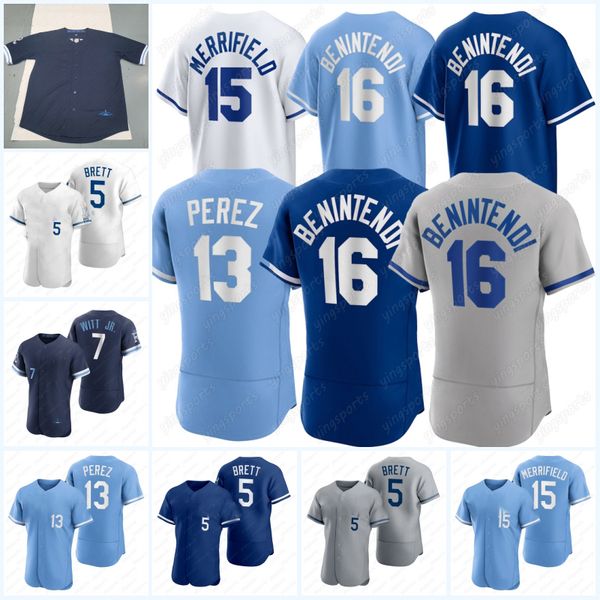 #7 bobby witt jr. baseball jersey 5 george brett 13 salvador perez kansas city 51 brady singer 2 michael a. taylor 17 hunter dozier zack gre, Blue;black
#7 bobby witt jr. baseball jersey 5 george brett 13 salvador perez kansas city 51 brady singer 2 michael a. taylor 17 hunter dozier zack gre, Blue;black