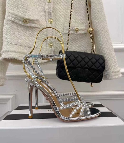 new season aquazzura shoes tequila sandals 105 sparkling party italy clear pvc crystals stiletto heel wedding bride5a2, Black
new season aquazzura shoes tequila sandals 105 sparkling party italy clear pvc crystals stiletto heel wedding bride5a2, Black