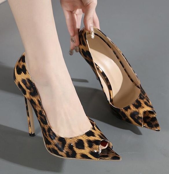 new shoes pumps women leopard print pointed peep toe stripper heels party female sandals stiletto, Black
new shoes pumps women leopard print pointed peep toe stripper heels party female sandals stiletto, Black
