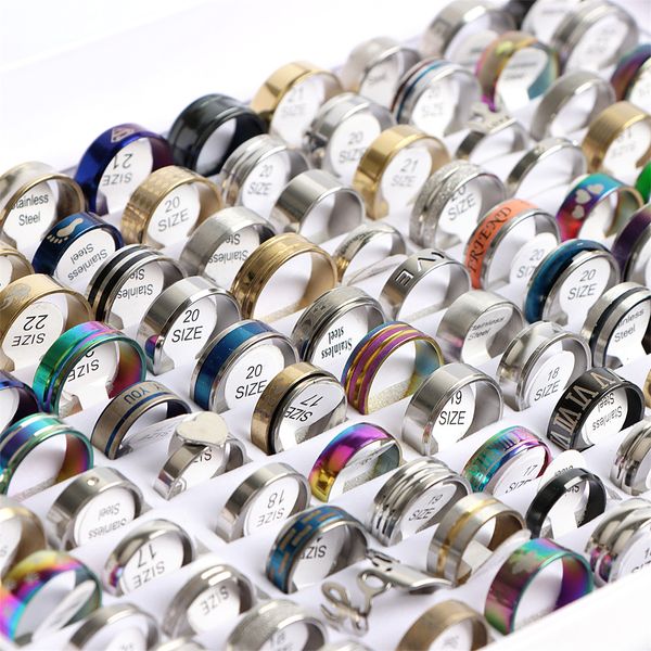 band rings wholesale 50100 pcslot fashion stainless steel love stripe rings jewelry for women men size party gift 230410, Silver
band rings wholesale 50100 pcslot fashion stainless steel love stripe rings jewelry for women men size party gift 230410, Silver