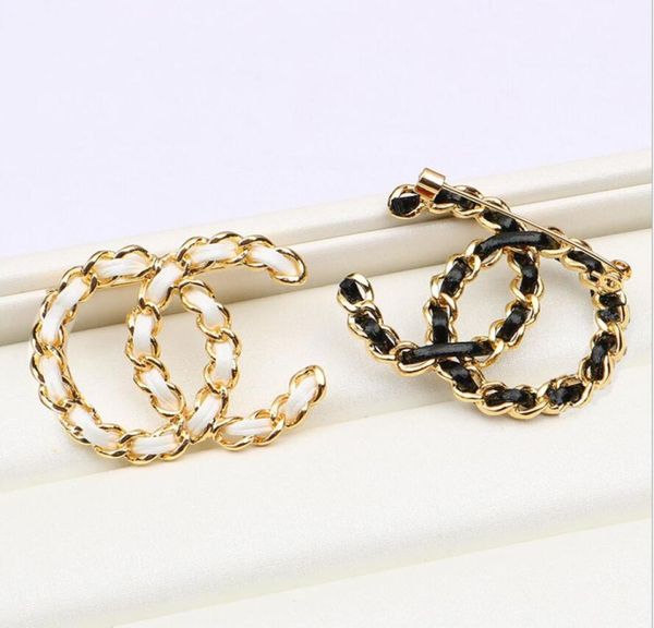 luxury brand designer double letter pins brooches women gold silver handmade leather metal brooch suit pin classic wedding party j7414140, Gray
luxury brand designer double letter pins brooches women gold silver handmade leather metal brooch suit pin classic wedding party j7414140, Gray