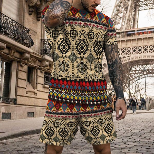mens tracksuits summer men tracksuit fashion bohemian style tshirts shorts 2 pieces sports suit casual trendy male oversized outdoor outfit, Gray
mens tracksuits summer men tracksuit fashion bohemian style tshirts shorts 2 pieces sports suit casual trendy male oversized outdoor outfit, Gray