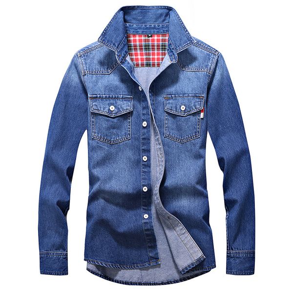 men's casual shirts denim shirt men cotton jeans shirt fashion autumn slim long sleeve cowboy shirt stylish wash slim asian size 3xl 2, White;black
men's casual shirts denim shirt men cotton jeans shirt fashion autumn slim long sleeve cowboy shirt stylish wash slim asian size 3xl 2, White;black