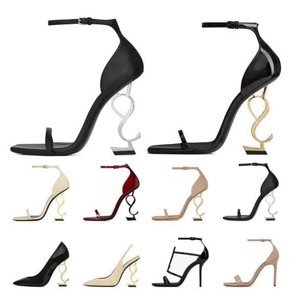 summer sandals designer women patent leather high heels dress shoes open toe 10cm heel party lady pumps, Black
summer sandals designer women patent leather high heels dress shoes open toe 10cm heel party lady pumps, Black
