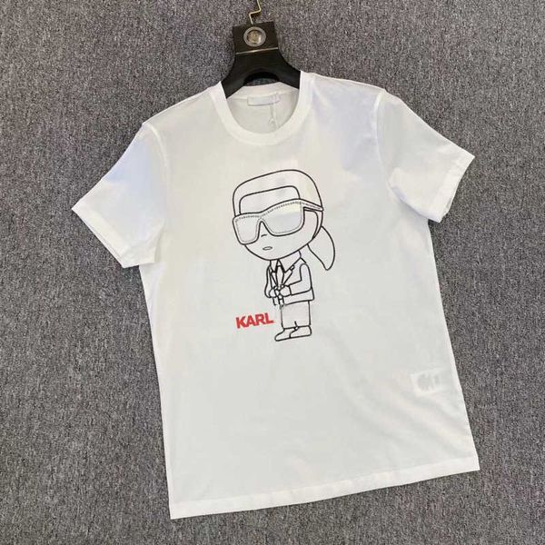 karl brand designer tshirt mens cotton short sleeve cartoon print pullover tee cotton round neck sweatshirt oversize men clothing, White;black
karl brand designer tshirt mens cotton short sleeve cartoon print pullover tee cotton round neck sweatshirt oversize men clothing, White;black