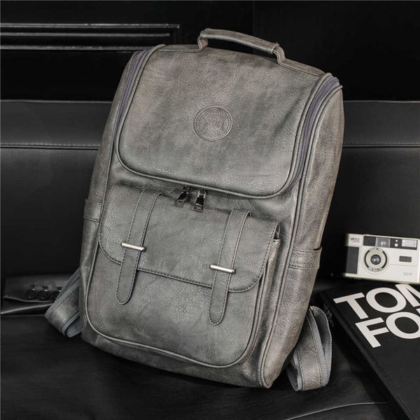 2022 new large-capacity backpack men vinatage fashion pu leather men's backpacks computer bag travel backpack student school bag 230411
2022 new large-capacity backpack men vinatage fashion pu leather men's backpacks computer bag travel backpack student school bag 230411