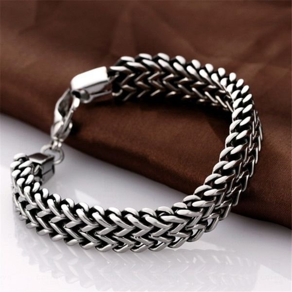charm bracelets bracelet for men male snake chain on hand double link s armband jewelry stylish stainless steel ball 230411, Golden;silver
charm bracelets bracelet for men male snake chain on hand double link s armband jewelry stylish stainless steel ball 230411, Golden;silver