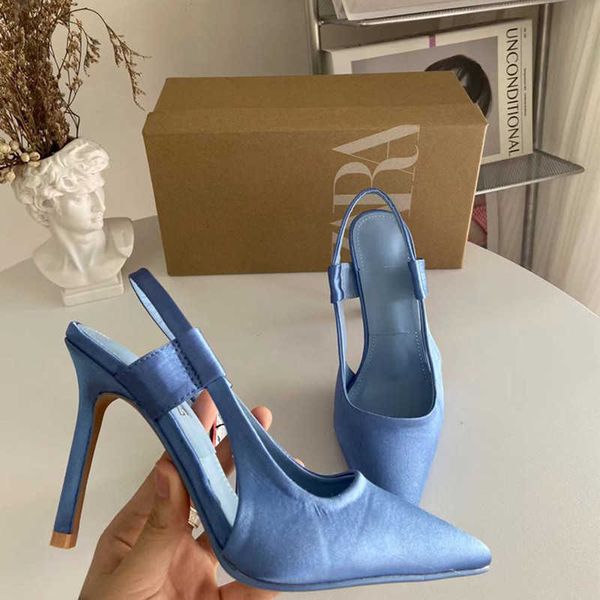 new sandals autumn blue high heels women stiletto pumps casual pointed toe slingbacks shoes lady pink heeld fashion party 230406, Black
new sandals autumn blue high heels women stiletto pumps casual pointed toe slingbacks shoes lady pink heeld fashion party 230406, Black