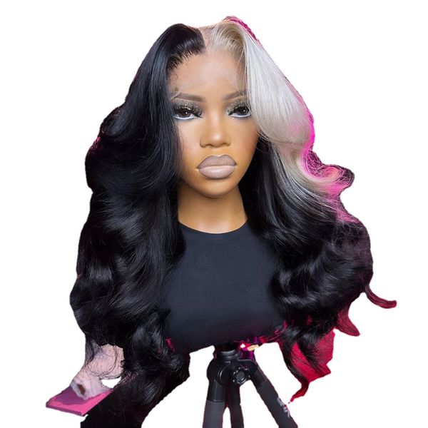 grey 30inches lace front brazilian human hair wig glueless loose wave highlight ash blonde colored 13x6 frontal wigs for women, Black;brown
grey 30inches lace front brazilian human hair wig glueless loose wave highlight ash blonde colored 13x6 frontal wigs for women, Black;brown
