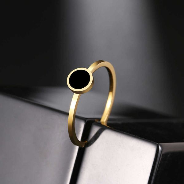 band rings stainless steel rings fashion trendy ol style anniversary blk round stone ring for women jewelry party wedding girls gifts p23041, Silver
band rings stainless steel rings fashion trendy ol style anniversary blk round stone ring for women jewelry party wedding girls gifts p23041, Silver