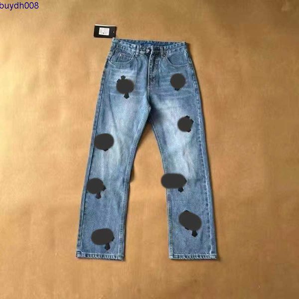 iae2 men's and women's jeans pant 2023 fashion brand ch washed leather logo straight trousers for men and women couples 9lc3, Blue
iae2 men's and women's jeans pant 2023 fashion brand ch washed leather logo straight trousers for men and women couples 9lc3, Blue