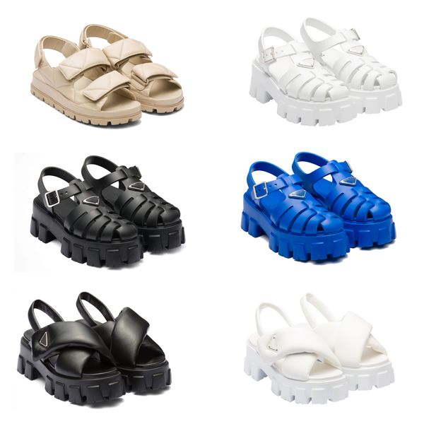 sandals designer woman sandals monolith rubber sandal slippers luxury summer buckle strap patent leather slides classics wide solid loafers, Black
sandals designer woman sandals monolith rubber sandal slippers luxury summer buckle strap patent leather slides classics wide solid loafers, Black