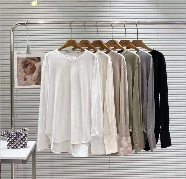 women's t-shirt candy colored girl's round neck thin base t-shirt spring long shirts summer autumn casual loose outwear shirt slee, White
women's t-shirt candy colored girl's round neck thin base t-shirt spring long shirts summer autumn casual loose outwear shirt slee, White