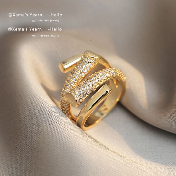 band rings european and american design micro setting zircon metal cross opening rings for womens gothic girls luxury jewelry 230410, Silver
band rings european and american design micro setting zircon metal cross opening rings for womens gothic girls luxury jewelry 230410, Silver