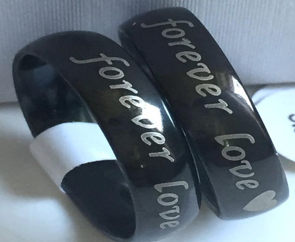 30pcs forever love black comfortfit 6mm band ring man women finger ring 316l stainless steel jewelry sizes assorted brand new who4273529, Silver
30pcs forever love black comfortfit 6mm band ring man women finger ring 316l stainless steel jewelry sizes assorted brand new who4273529, Silver