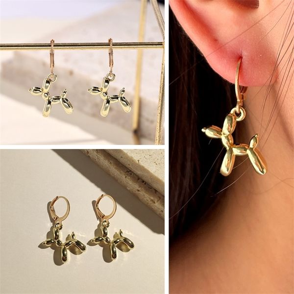 stud minimalist gold color balloon dog puppy earrings for women cute cartoon drop dangle hoop earring aesthetic ear jewelry 230410, Golden;silver
stud minimalist gold color balloon dog puppy earrings for women cute cartoon drop dangle hoop earring aesthetic ear jewelry 230410, Golden;silver