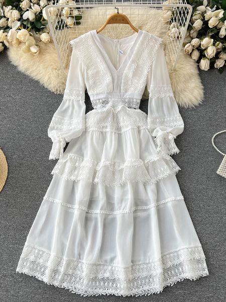 casual dresses ly varey lin summer lace hollow out white women elegant v neck beach holiday style lady backless long 230411, Black;gray
casual dresses ly varey lin summer lace hollow out white women elegant v neck beach holiday style lady backless long 230411, Black;gray