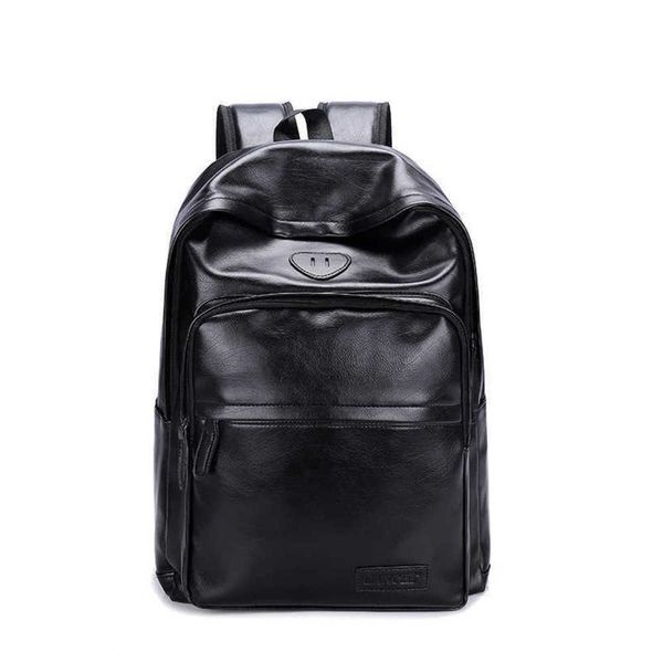 new korean version men's backpack fashion trend pu backpack casual student backpack 230411
new korean version men's backpack fashion trend pu backpack casual student backpack 230411