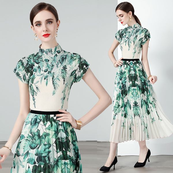 summer 2 piece prom dress women outfits short sleeve 2023 print slim t shirt and print pleated designer vacation outfit sweet girl two piece, White
summer 2 piece prom dress women outfits short sleeve 2023 print slim t shirt and print pleated designer vacation outfit sweet girl two piece, White
