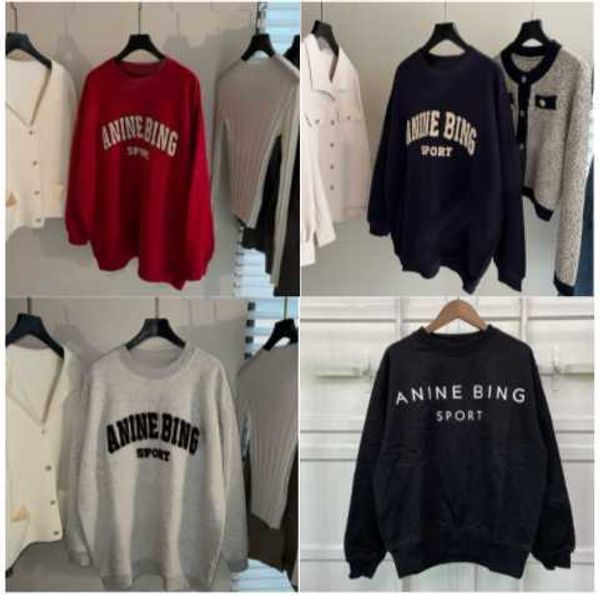 23ss anine bing city women hoodie sweatshirt new embroidery letter burst fleece sweater printed wash round neck female cotton hoodies om, Black
23ss anine bing city women hoodie sweatshirt new embroidery letter burst fleece sweater printed wash round neck female cotton hoodies om, Black