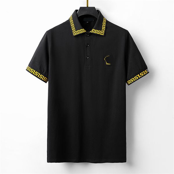 2023 polo shirt summer men's lapel short-sleeved t-shirt european station fashion slim mercerized cotton half-sleeved polo shirts men t, White;black
2023 polo shirt summer men's lapel short-sleeved t-shirt european station fashion slim mercerized cotton half-sleeved polo shirts men t, White;black