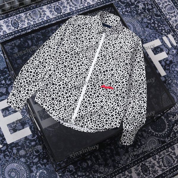 xinxinbuy men designer tee t shirt 23ss paris dots red letter embroidery short sleeve cotton women black blue gray green s-2xl, Black;brown
xinxinbuy men designer tee t shirt 23ss paris dots red letter embroidery short sleeve cotton women black blue gray green s-2xl, Black;brown