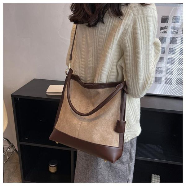 shoulder bags fashion retro imitation suede bag work commuter crossbody texture tote bucket
shoulder bags fashion retro imitation suede bag work commuter crossbody texture tote bucket